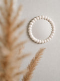 White Beaded Mirror
